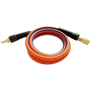 SANFU Hybrid PVC/Rubber Lead-in Air Hose 3/8”ID x 6ft, 300PSI