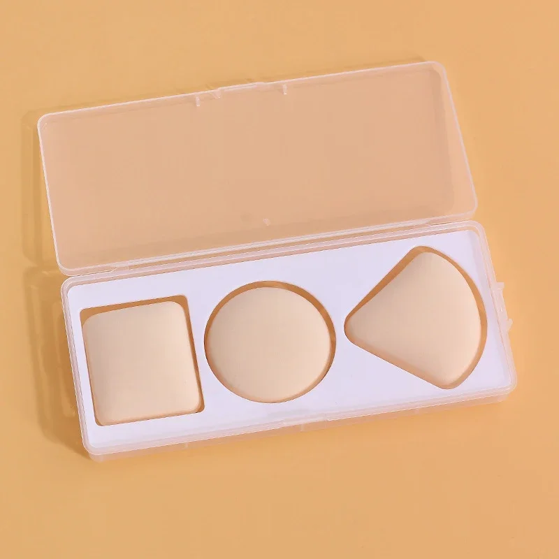 Yunduogirl 1/3Pcs Air Cushion Cosmetic Puff Super Soft Makeup Blender Sponge with Box Powder Foundation Women Beauty Tools