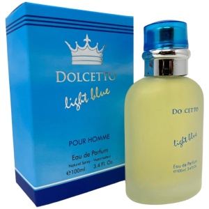 Dolcetto light blue Pour Homme Eau De Parfum 3.4fl oz 100ml