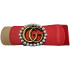 GC red Stretch Waist Belts High Quality Elastic Leather Ladies designer women Stretch Belts