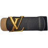 LV black Stretch Elastic Leather Ladies designer women Stretch Belts Waist Belts High Quality