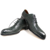 Crocodile Dark green oxford classic italian men shoes for wedding and special event luxury shoes for stylish men