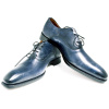 Parisian Blue Nights men shoes for wedding and special event high quality leather shiny blue