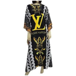 LV Cotton Kaftan Kaftan Wear Kaftan Resort Wear, Full Length Kaftan Long Kaftan Pool Cover Up