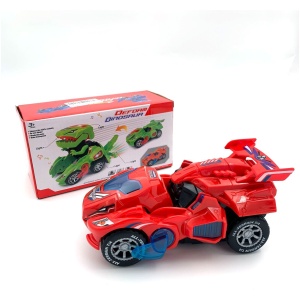 Transformation Electric Dinosaur Led Car Toys Universal Wheel Dinosaur