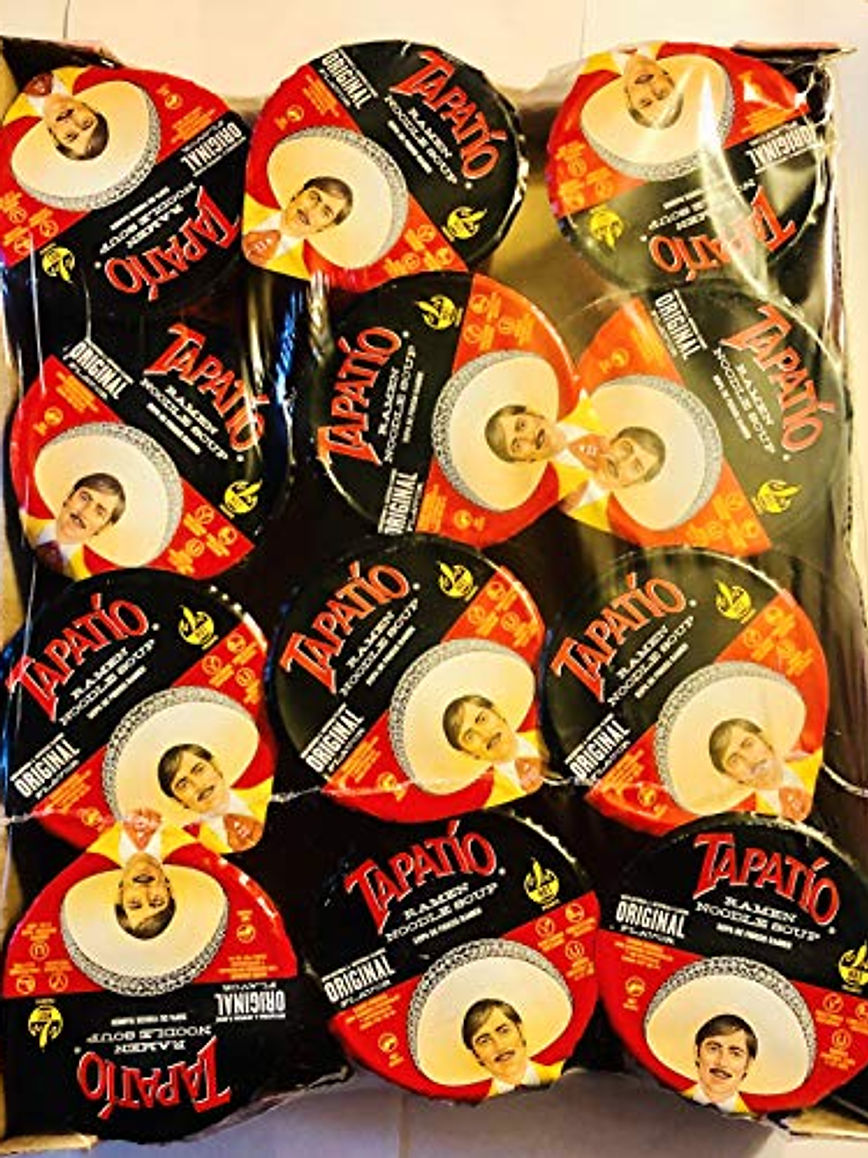 Tapatio Original Ramen Noodle Soup cups 12 pack