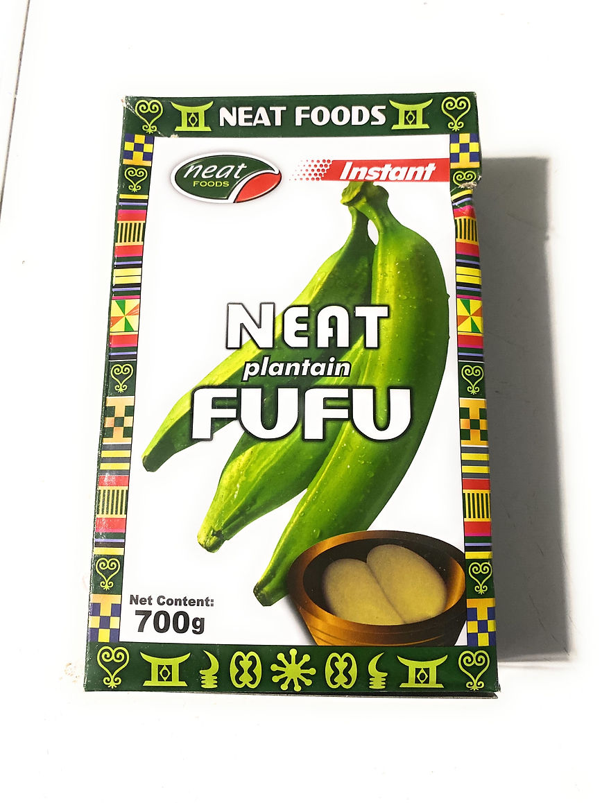 Neat Plantain fufu flour