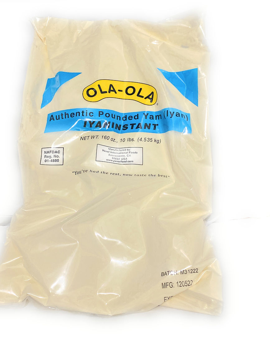 Ola ola Pounded Yam 10 LB SIZE