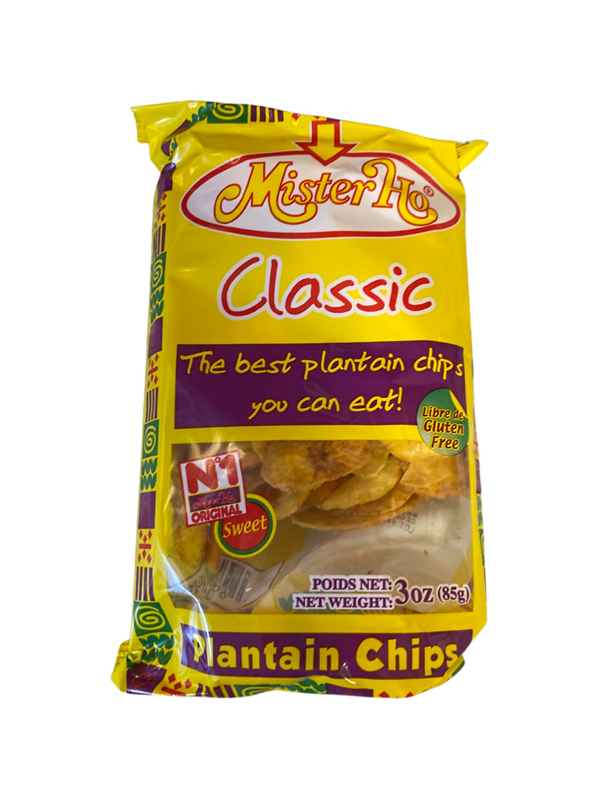 Mister Ho plantain chips 3 oz