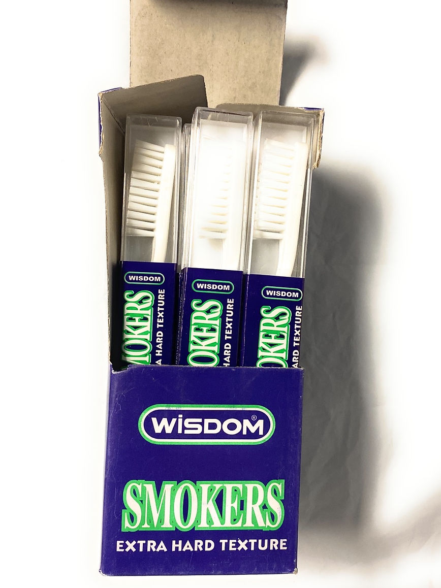 Extra hard firm smokers toothbrushes