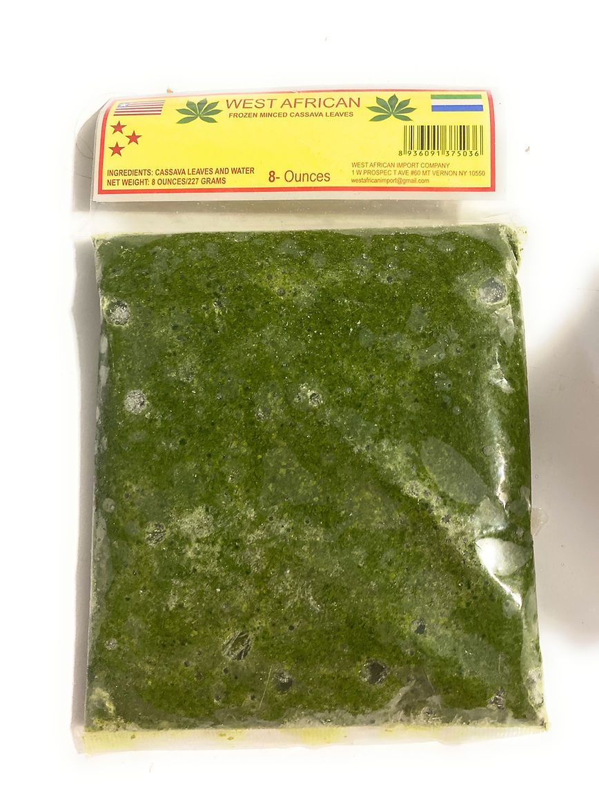 West African Cassava Leaves 8 oz