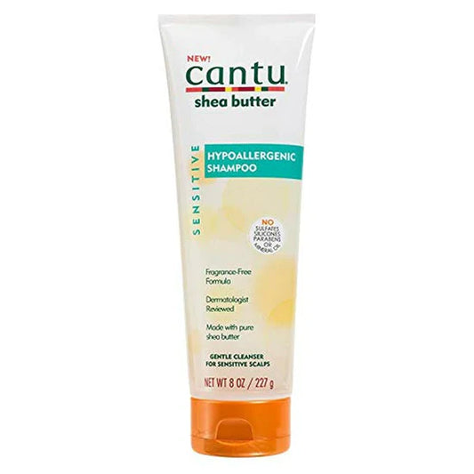 CANTU SHEA BUTTER NATURAL HYPOALLERGENIC SHAMPOO 8 OZ