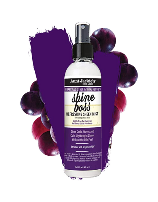 Aunt Jackie's Grapseed - Shine Boss Refreshing Sheen Mist 4oz