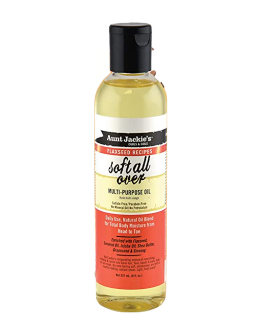 Aunt Jackie's Flaxseed - Soft All Over Multi-Purpose Oil 8oz