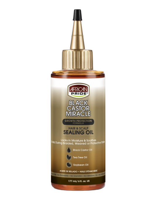 African Pride - Black Castor Miracle Hair & Scalp Sealing Oil 6oz