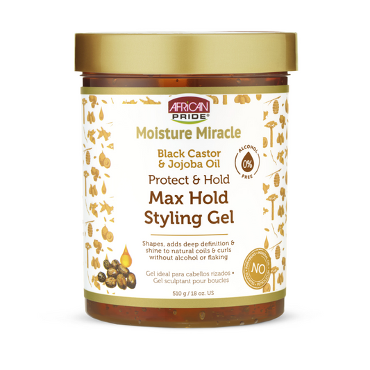 African Pride - Moisture Miracle Gel Black Castor Oil 18oz