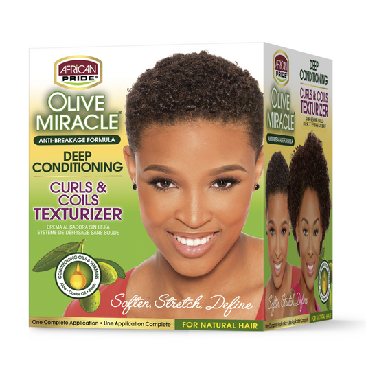 African Pride - Olive Miracle Texturizer Kit