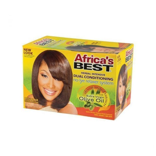 Africas Best Herbal Intensive No-Lye Relaxer Kit Regular