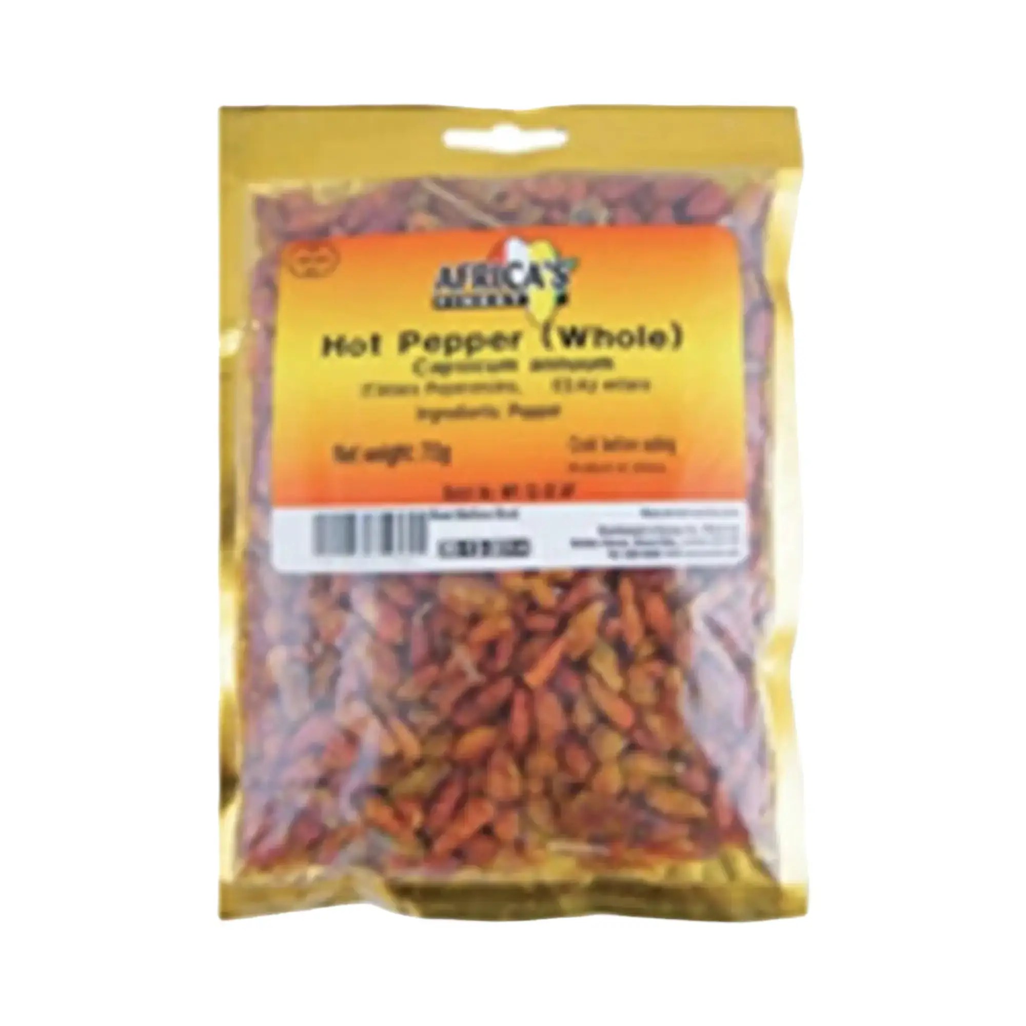 Hot Pepper (Whole)  70g