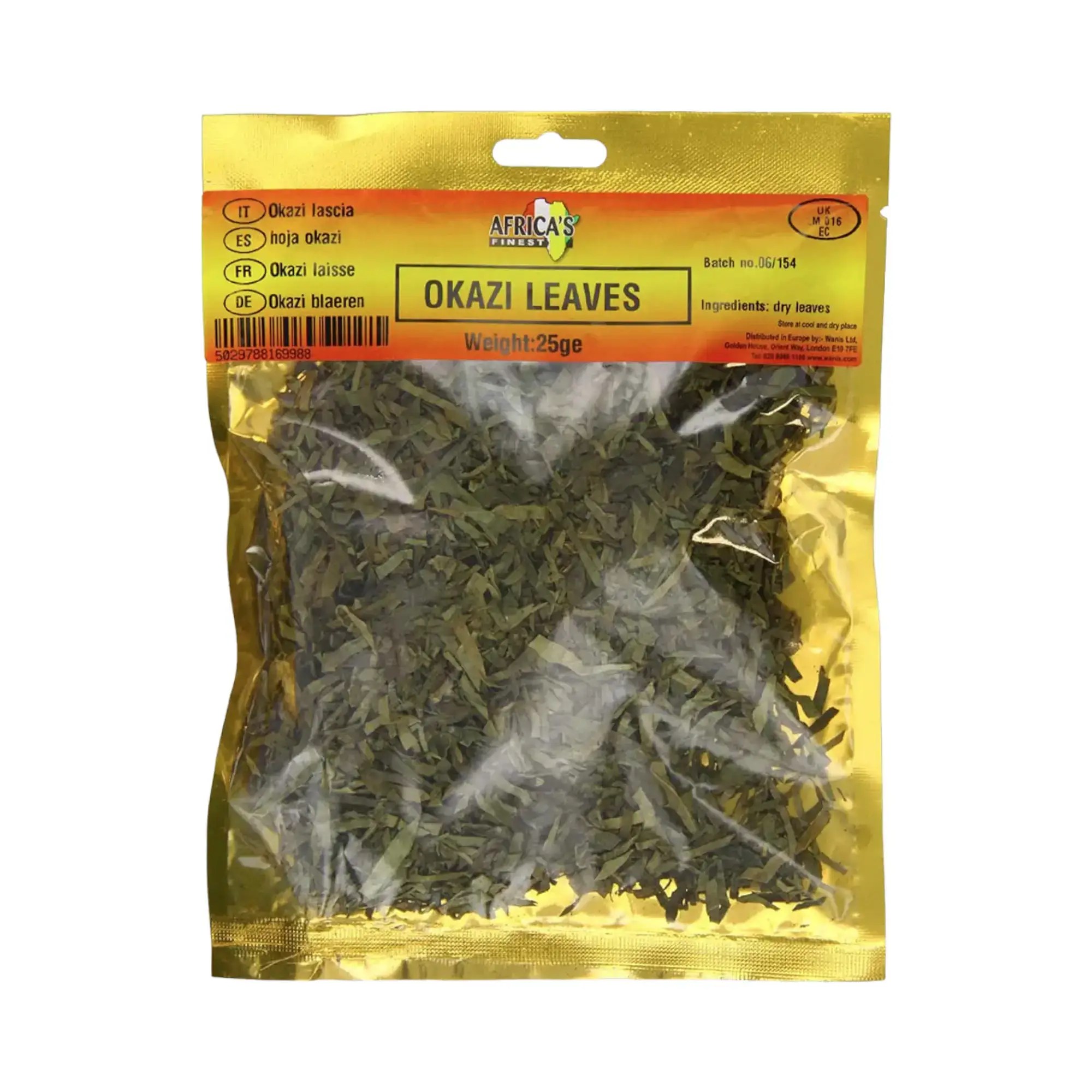 Okazi Leaves  25g