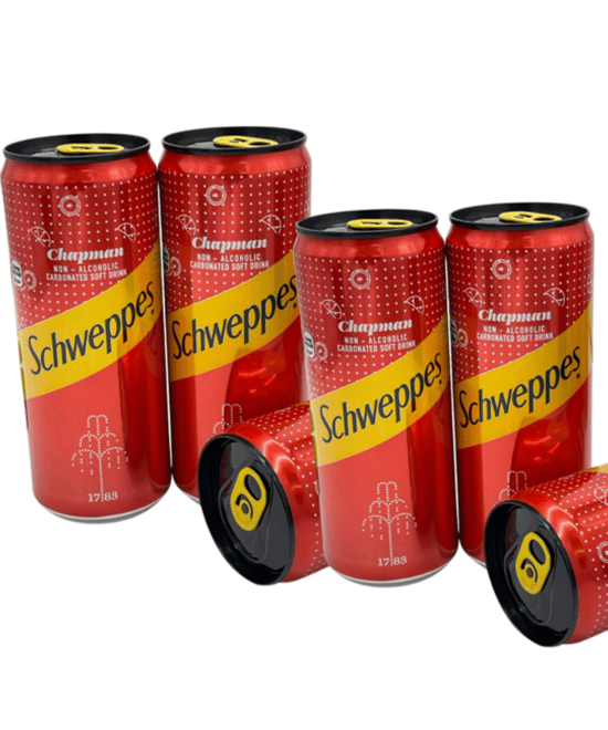 Schweppes Chapman Can Pack of 33cl x 6