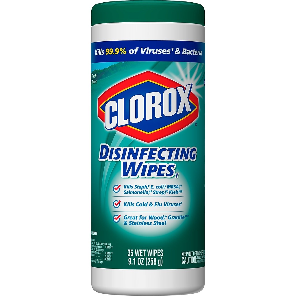 Clorox Disinfecting Wipes, Bleach Free Cleaning Wipes