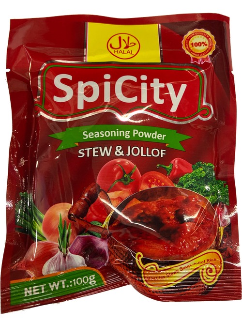 Halal SpiCity Stew & Jollof  100g (1 Sachet)