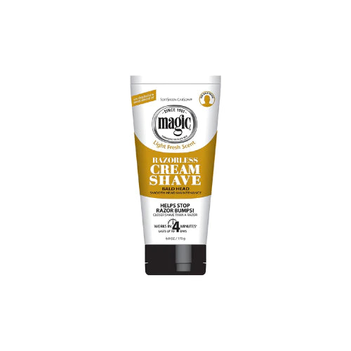 Magic razorless shave cream bald head 6oz