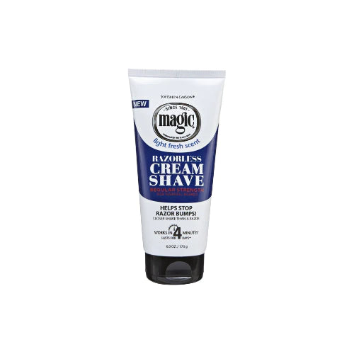 Magic razorless cream shave regular strength 6oz