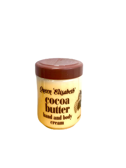 Queen elizabeth cocoa butter hand and body cream