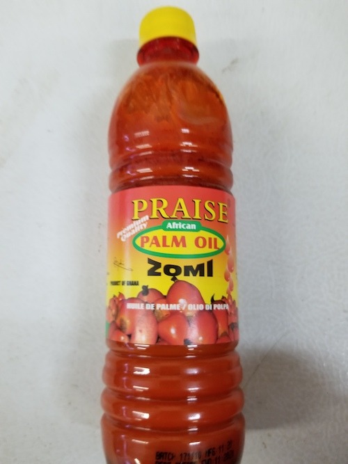 Praise Zomi Palm Oil  0.5 liters