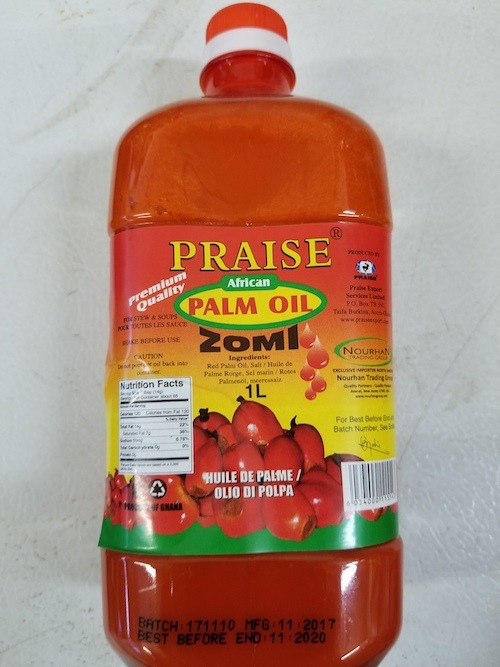 Praise Zomi Palm Oil  1 liter