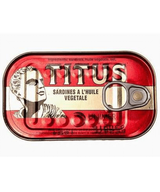 Titus Sardine in Sunflower Oil 125g