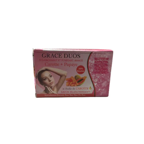 Grace Duos Carrot & Papaya Soap 150g