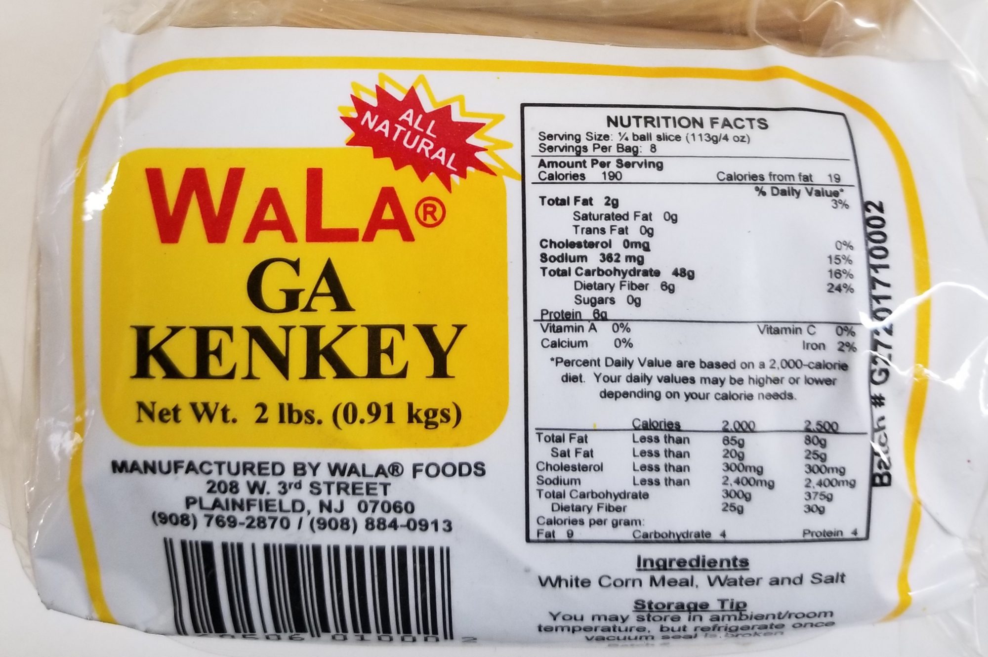 GA Wala Kenkey  Nkran Dokono