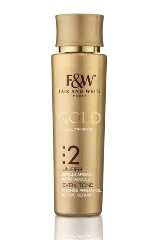 F&W GOLD INTENSE ARGAN OIL ACTIVE SERUM 30ML